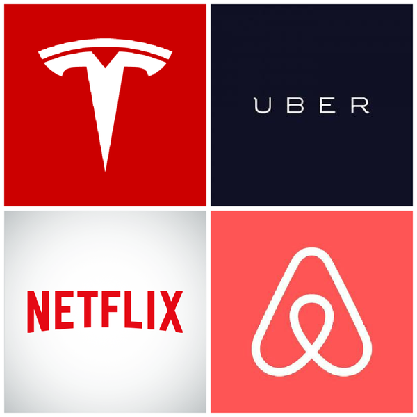 les NATU : Netflix, Airbnb, Tesla, Uber
